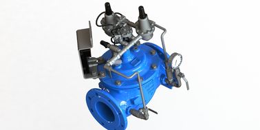 Blue RAL 5005 NSF61 Water Control Valve With SS304 Internal Parts And EPDM Body Seat