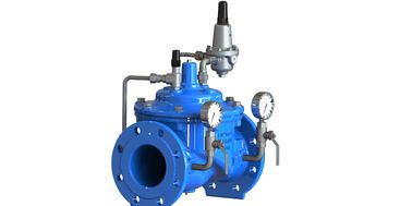 EN1092-2 Epoxy Coated GGG50 Pressure Reducing Valve With SS304 Seat And Nylon Reinforcement