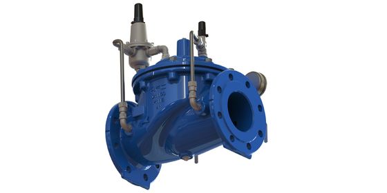A200 Water Pressure Reducing Valve with EPOXY Coating, Flange Connection, and Nylon Reinforced Diaphragm for Water Systems