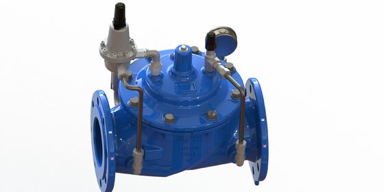 GGG50 Cast Iron Water Pressure Reducing Valve with Stainless Steel 304 Pilot and Nylon Reinforcement With EPDM Diaphragm