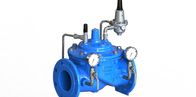 Nylon Reinforced Ductile Iron Pressure Reducing Valve With Pilots And Gauge