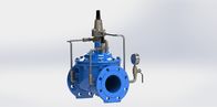 Blue Ductile Iron Pressure Sustaining Valve With Nylon - Reinforced Diaphragm