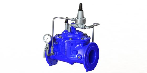Ductile Iron Pressure Sustaining Valve with PN25 Maximum Pressure and 0-80°C Operating Temperature