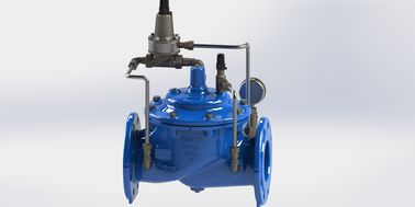 No Leaking Water Pressure Relief Valve With Blue RAL 5010 Ductile Iron For Water System