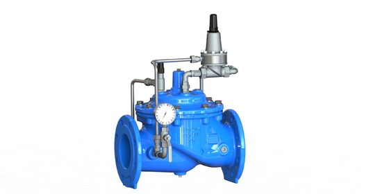 PN25 Pressure Sustaining Valve in 2-40 Inch Sizes with Ductile Iron Construction for Industrial Applications