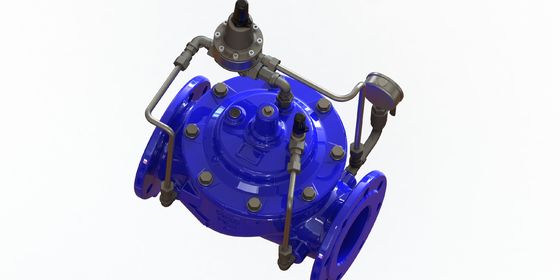PN25 Pressure Sustaining Valve in 2-40 Inch Sizes with Ductile Iron Construction for Industrial Applications