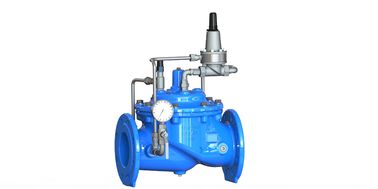 PN25 Flanged End Ductile Iron Pressure Sustaining Valve For Water Liquid