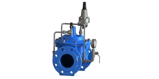 Ductile Iron Flange Connection Pressure Sustaining Valve with PN10 Pressure Rating and 0-80°C Operating Temperature
