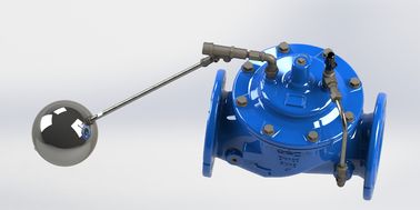 EPDM Rubber Flange EN1074-5 Stainless Steel Pilot Flow Control Valve For Municipal Infrastructure Projects