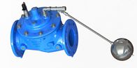 Red / Blue Float Operated Valve , Ductile Iron Water Trough Float Valve