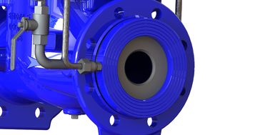 Blue Ral5005 Flow Control Valve Maximum Pressure PN16