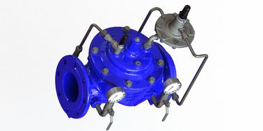 EN1074-5 Standard Ductile Iron Durable Hydraulic Flow Control Valve For Temperature Range 0-80 Degrees Fahrenheit