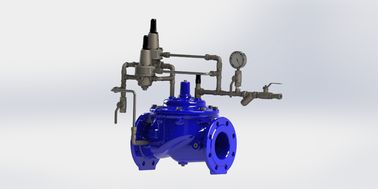 Flange End Connection Hydraulically Operated Diaphragm Valve With Nylon Reinforcement And EPDM Diaphragm
