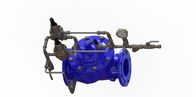 Ral5010 Ductile Iron Pressure Surge Relief Valve With SS304 Pilot