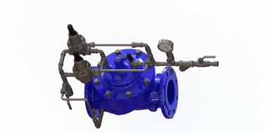 Water Systems Surge Anticipating Valve With Flange End Connection In Ral5005 Color And Easy Installation