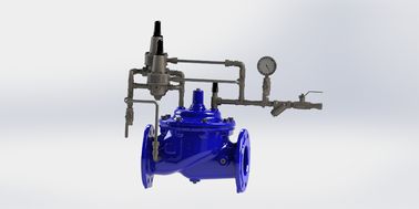 EPDM Rubber Flange End Connection Surge Anticipating Control Valve For Water Treatment