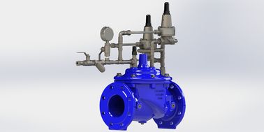 Nylon Reinforced Surge Anticipating Valve In Ral5005 Color For Precise Flow Control And Durability