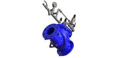 Water Systems Surge Anticipating Valve With Flange End Connection In Ral5005 Color And Easy Installation