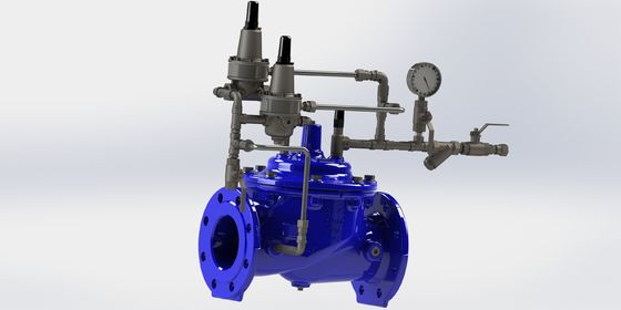 Manual Actuation Type Surge Anticipating Valve With Flange End Connection And Maximum Pressure Of PN25