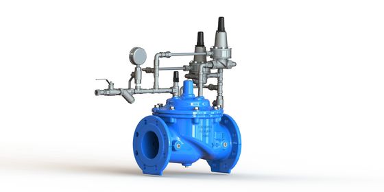 Surge Anticipating Valve with Flange End Connection EPDM Diaphragm and Manual Actuation for Water Systems