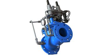 Pilot Material SS304 Blue RAL 5005 NSF61 Water Control Valve Made Of Ductile Iron For Water Conservation And Management
