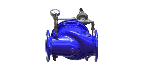 EPDM Body Seat Water Control Valve with SS304 Internal Parts and P500 Pilot for Precise Flow Regulation