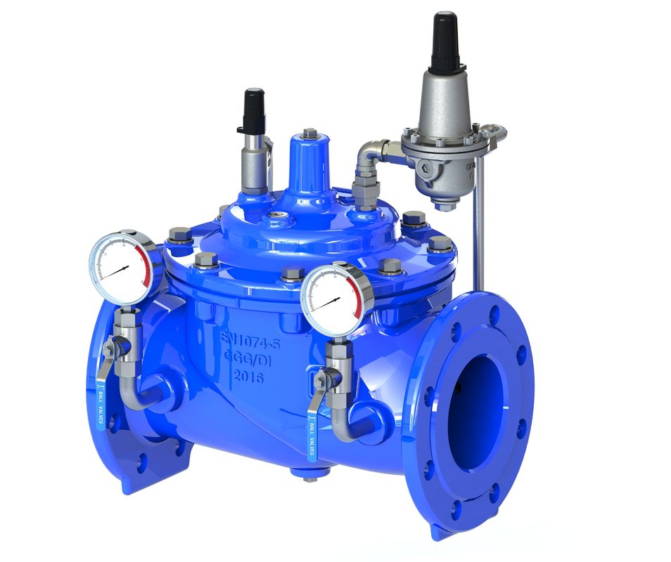 Hydraulic Pressure Reducing Control Valve With Nylon Reinforced Diaphragm
