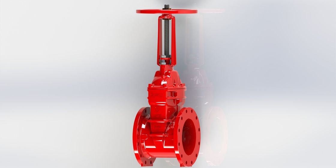 Flanged / Grooved Type UL FM Gate Valve Handwheel Operation