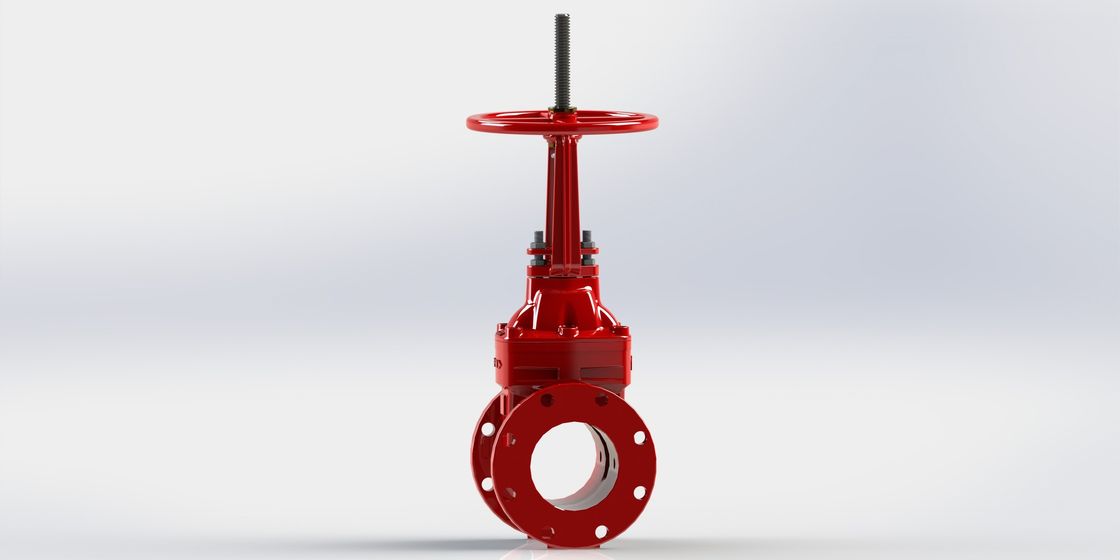 Forged Stem Ductile Iron Fire Fighting Gate Valve For Water Supply And Sewage