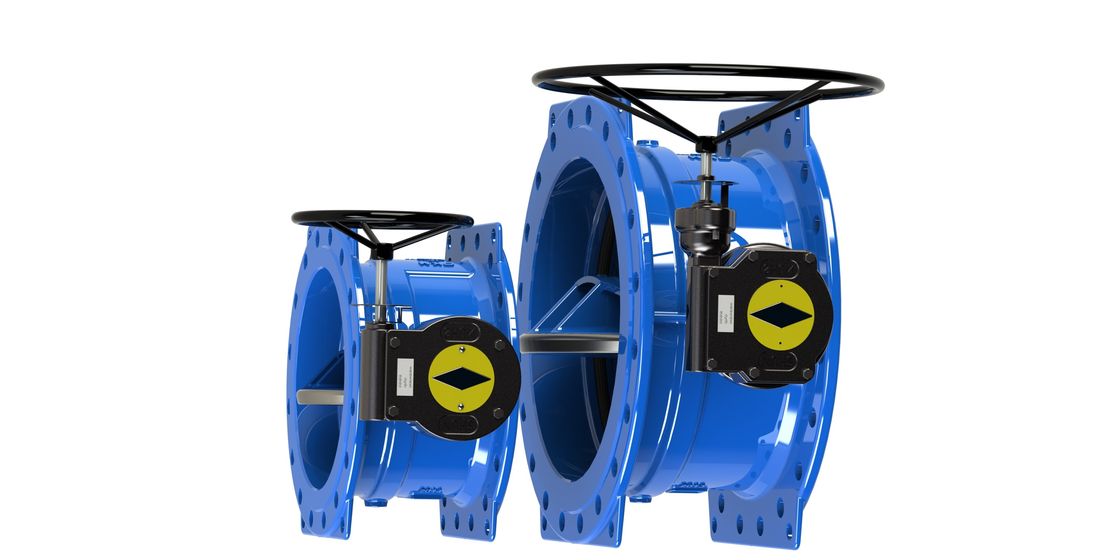 Dovetail Shape Double Eccentric Butterfly Valve With Stainless Steel Disc Ring