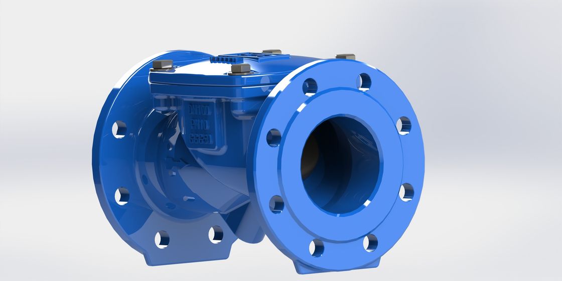 Rubber Coated Disc Ductile Iron Swing Check Valve,Hign Grade Rubber Available