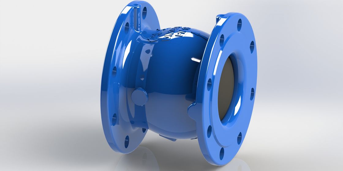PN25 Pressure Non Slam Check Valve with Ductile Iron Construction and Flange End Connection for Reliable Backflow Prevention