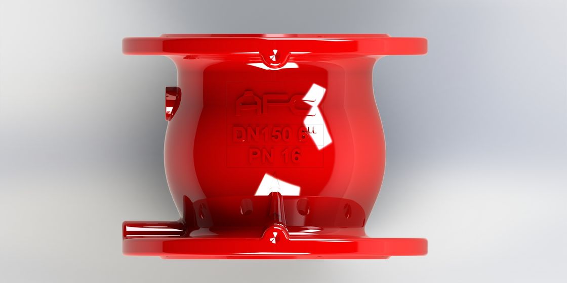 Ductile Iron Non Slam Check Valve with Quick Close and Flange Connection for Efficient Flow Control