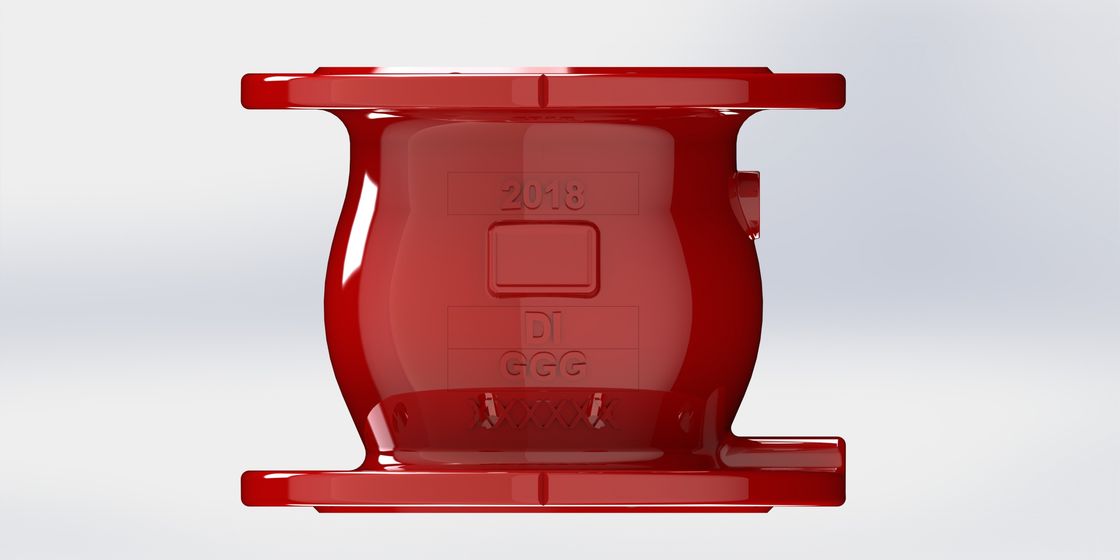 Ductile Iron Non Slam Check Valve with Quick Close and Flange End Connection for Water Treatment Systems