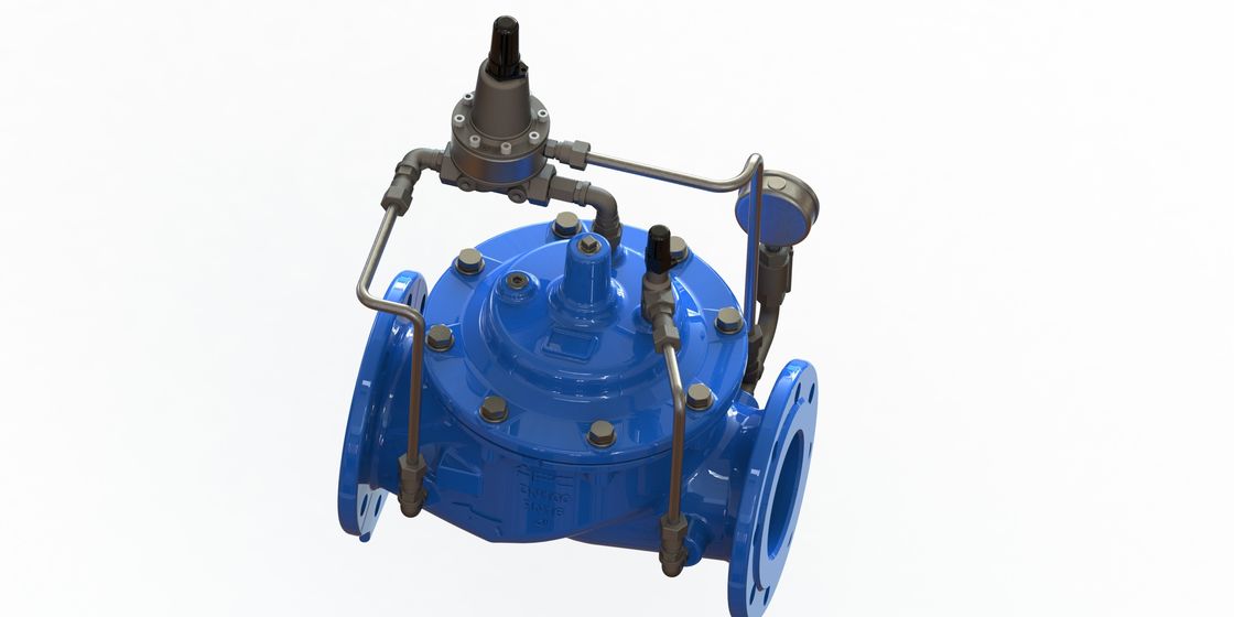 2-40 Inch Flanged Pressure Sustaining Valve with PN25 Maximum Pressure for Water Treatment Systems