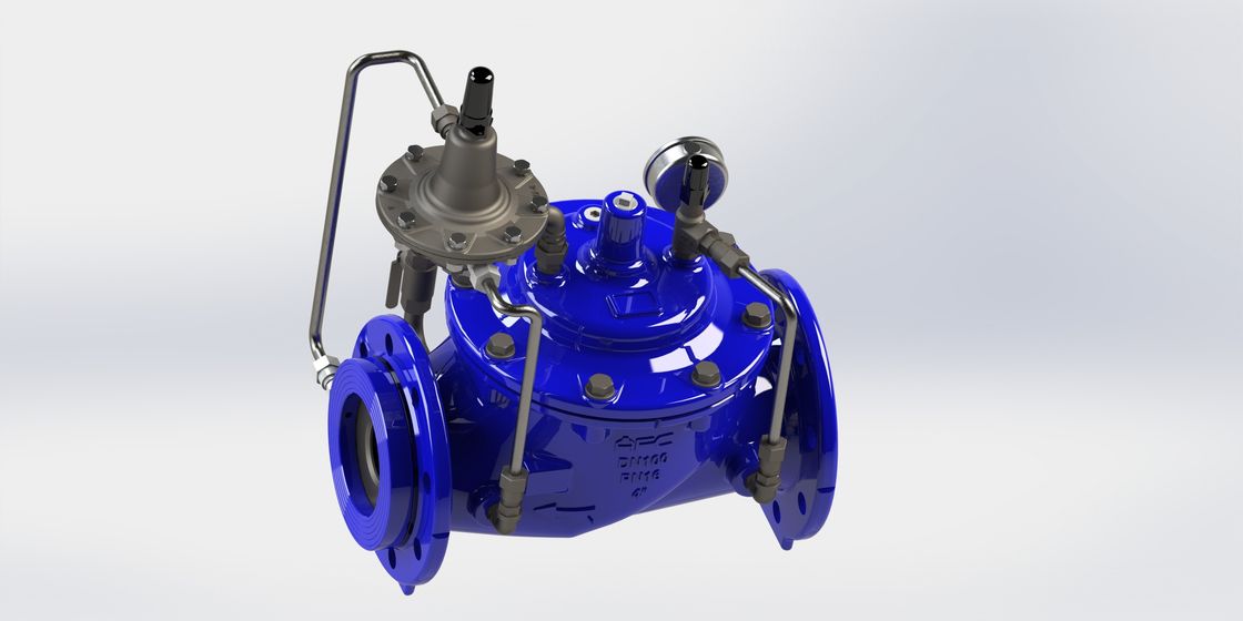 Manual Flow Control Valve with Ductile Iron Body and PN25 Pressure Rating for 0-80°F Applications Model A400