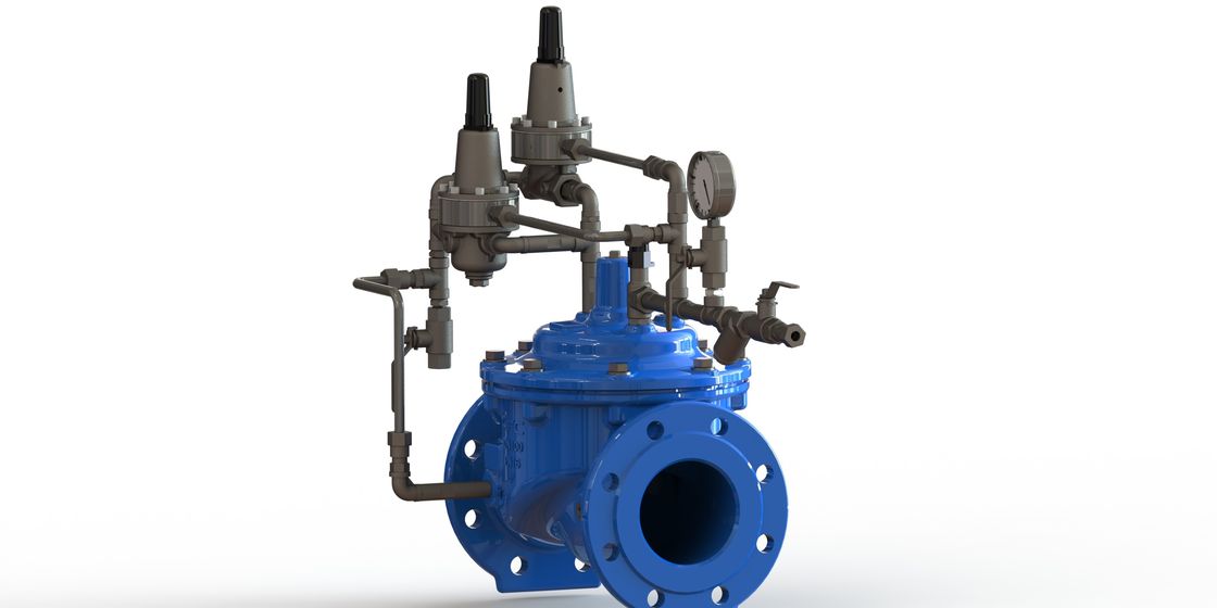 Surge Anticipating Valve with Flange End Connection EPDM Diaphragm and Manual Actuation for Water Systems