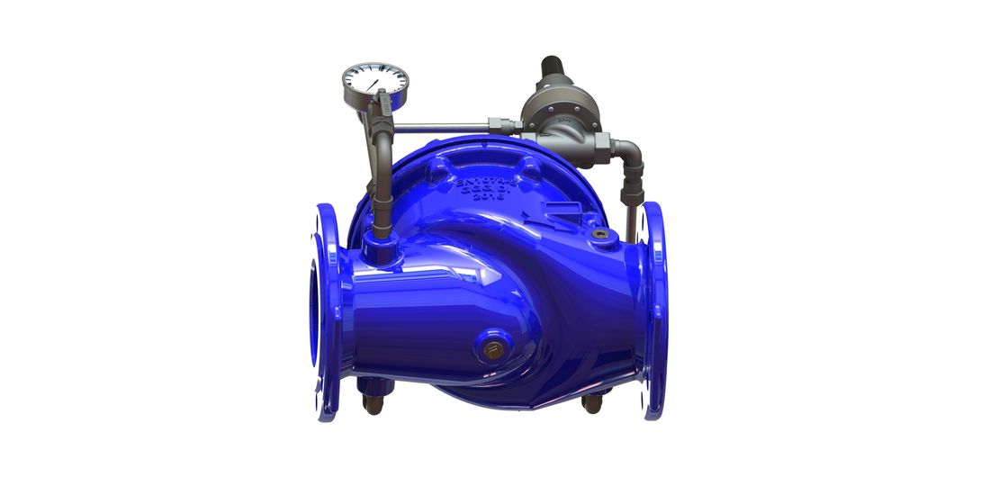EPDM Body Seat Water Control Valve with SS304 Internal Parts and P500 Pilot for Precise Flow Regulation