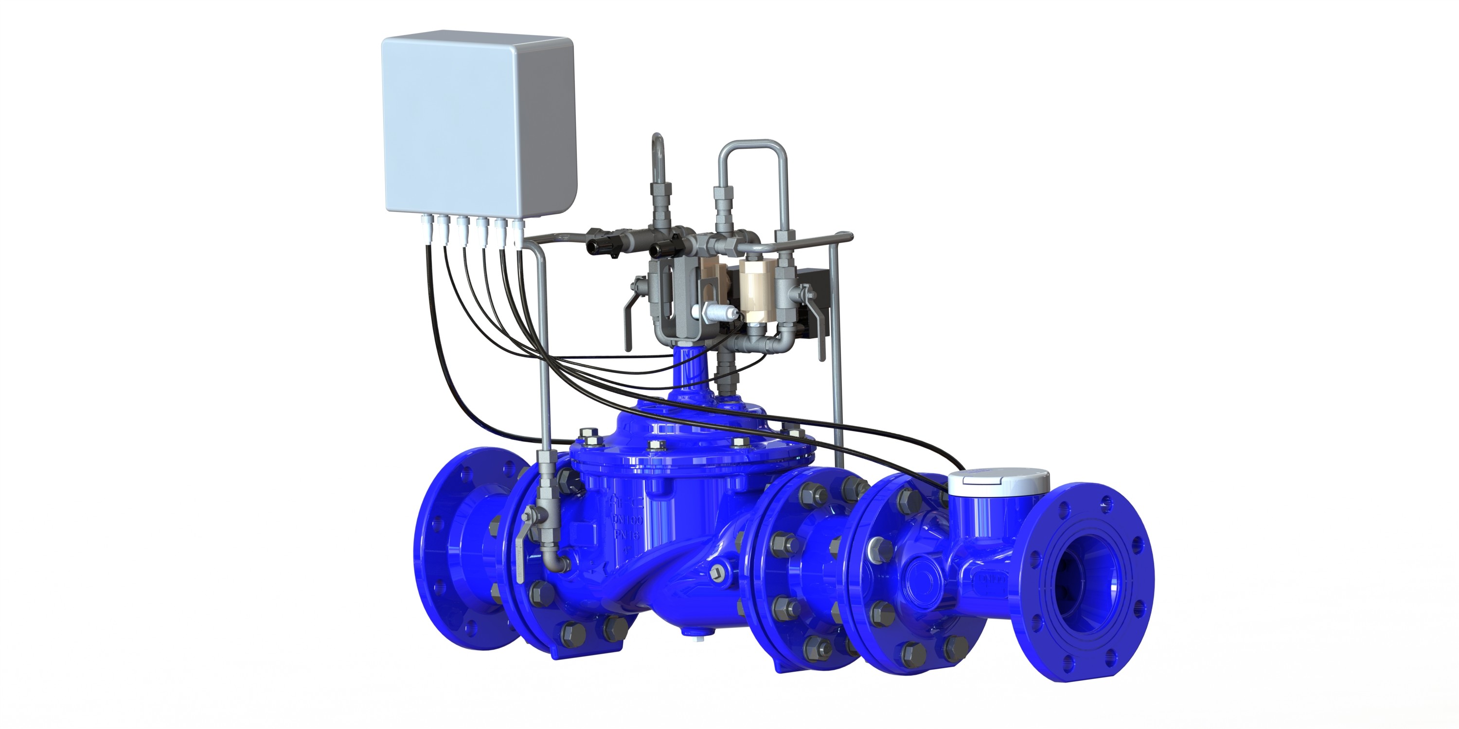 Touch Screen Water Control Valve Dynamic Pressure Control Based On Flow ...