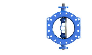 Low Torque Dovetail Double Eccentric Butterfly Valve Both Side Seal Online Repairing