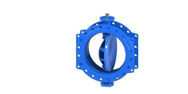 GGG50 Ductile Iron Double Eccentric Butterfly Valve Stainless Steel 316L Disc Ring