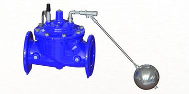 Blue Water Float Control Valve With EPDM Rubber Materials GGG50