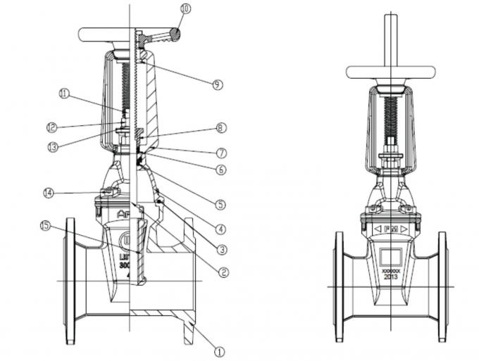 UL 262 Fire Fighting Gate Valve
